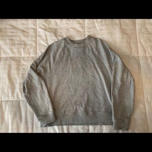 Gray sweatshirt